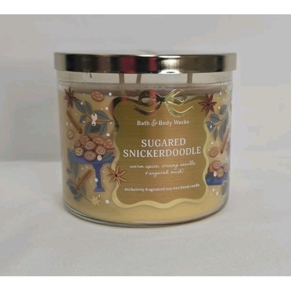 Bath & Body Works "Sugared Snickerdoodle" 3-Wick Candle 14.5oz
